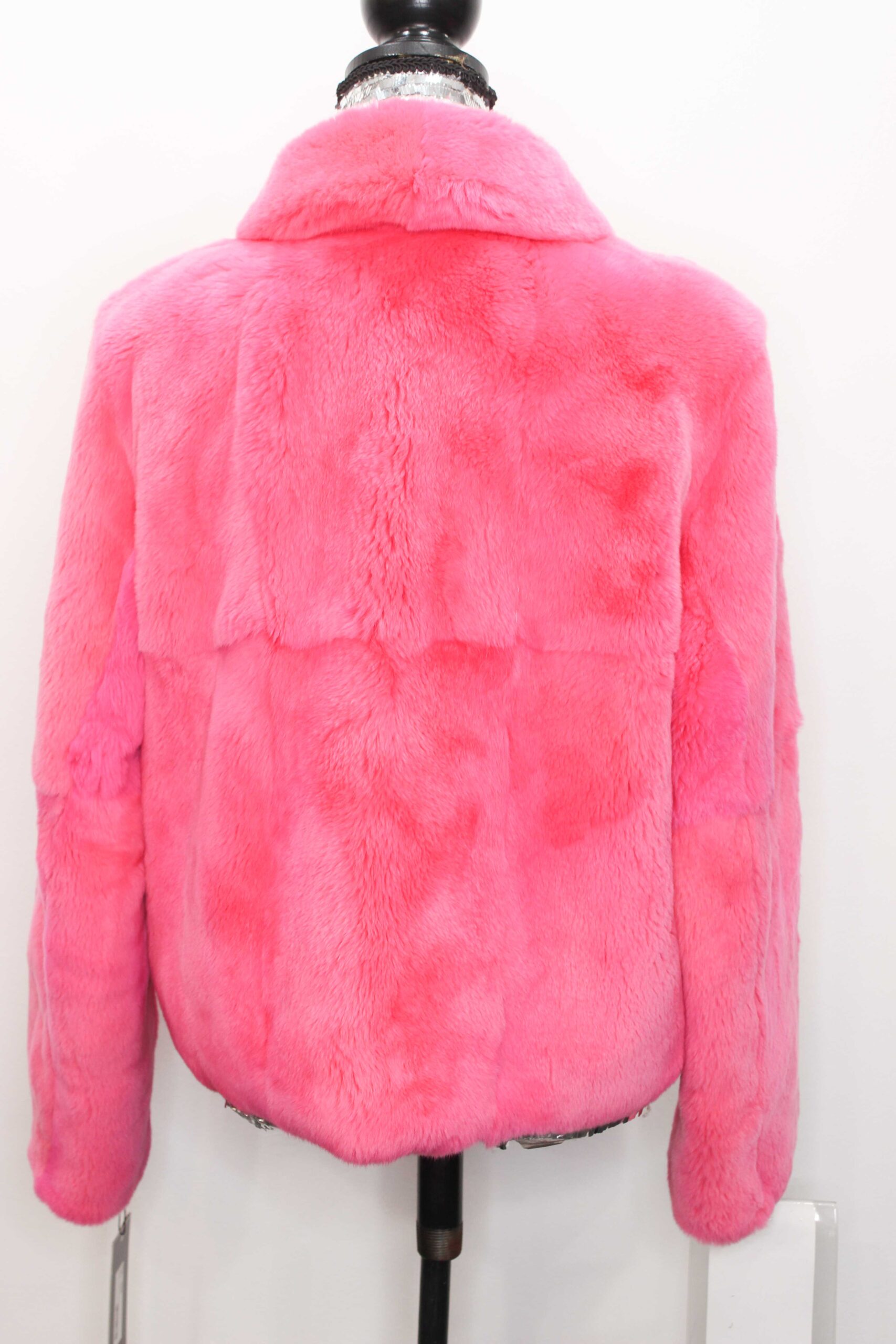 Pink Sheared Rex Jacket - Elmar Furs